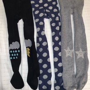 Lot of *3* Zara BabyGirl Tights ~ Size 2-3 Years.
